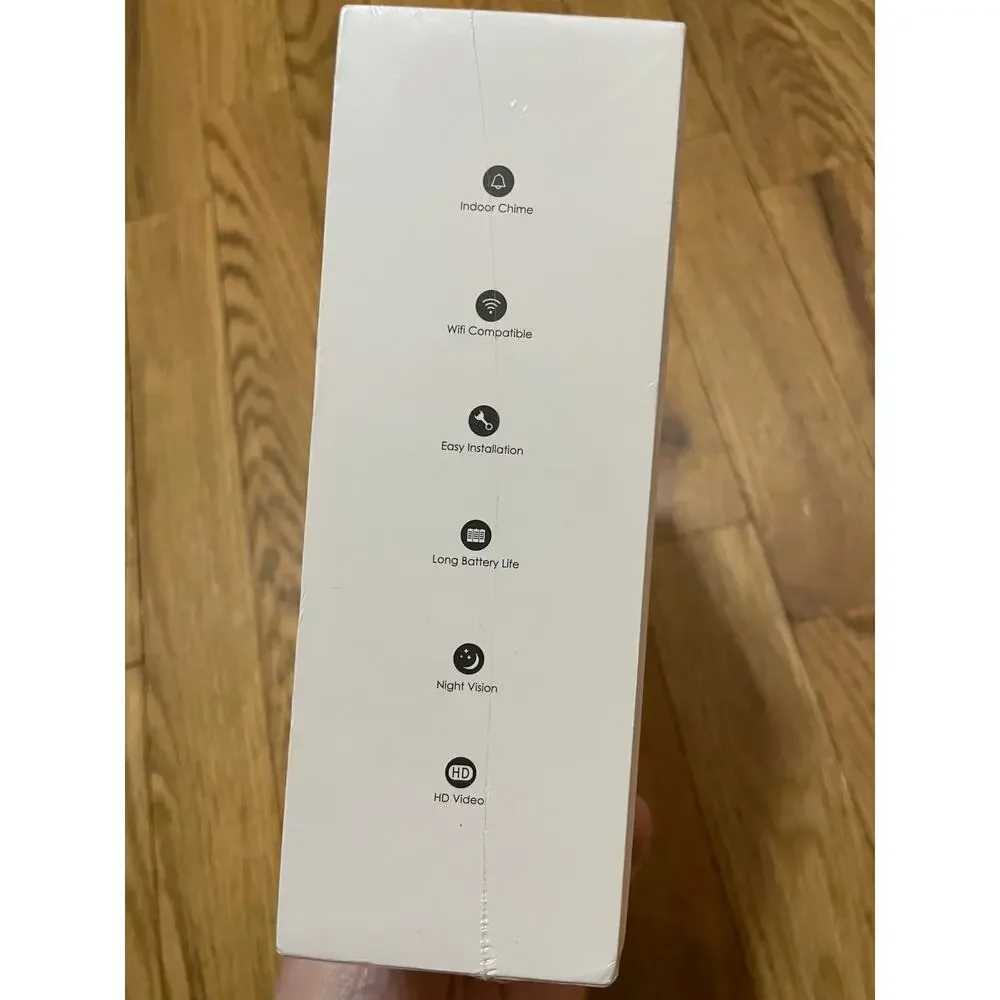 NAIKIN Wireless Video Doorbell‎ Camera Indoor Chime HD 1080p WiFi Two Way Audio